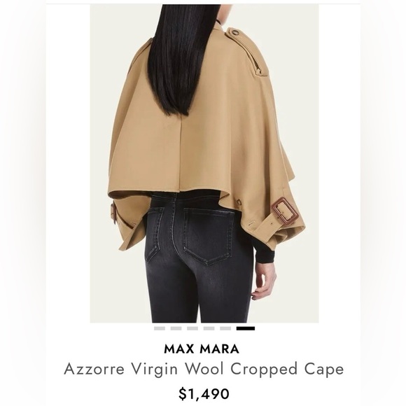 MaxMara Azzorre Cape SOLD OUT / NWT Size Small - Picture 2 of 4